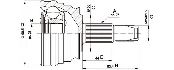 OPEN PARTS CVJ5506.10