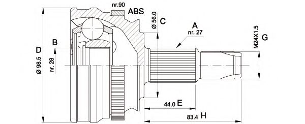 OPEN PARTS CVJ5507.10