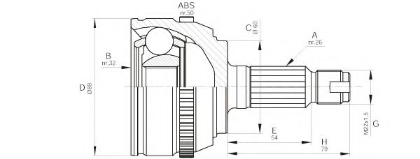 OPEN PARTS CVJ5512.10