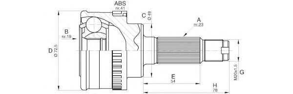 OPEN PARTS CVJ5570.10 OPEN PARTS CVJ5570.10