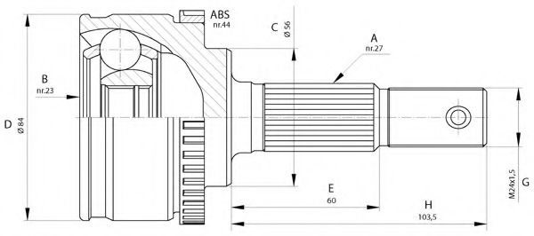 OPEN PARTS CVJ5583.10