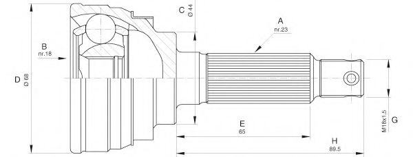 OPEN PARTS CVJ5584.10