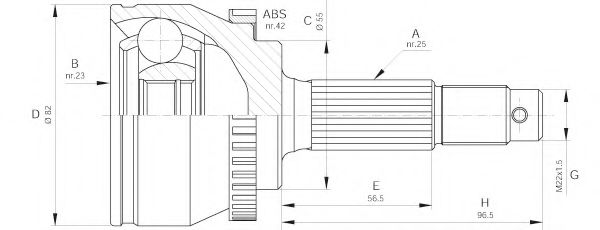 OPEN PARTS CVJ5597.10