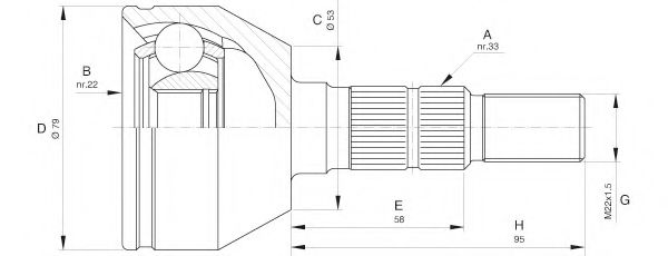 OPEN PARTS CVJ5598.10