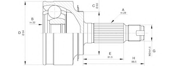 OPEN PARTS CVJ5606.10