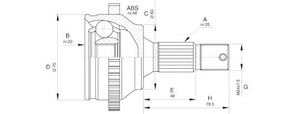 OPEN PARTS CVJ5626.10