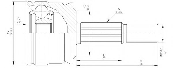 OPEN PARTS CVJ5642.10