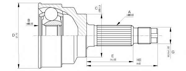OPEN PARTS CVJ5665.10