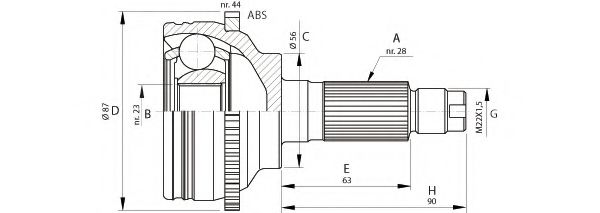 OPEN PARTS CVJ5696.10