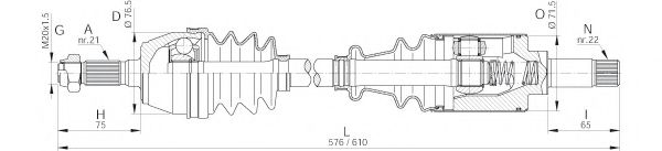 OPEN PARTS DRS6004.00