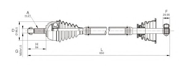 OPEN PARTS DRS6036.00