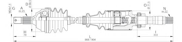 OPEN PARTS DRS6041.00