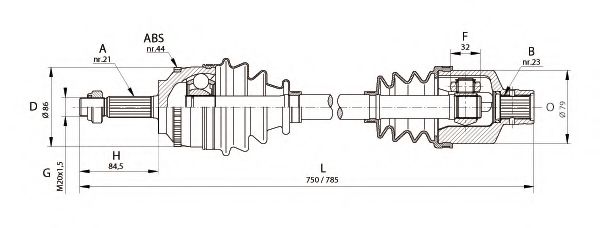 OPEN PARTS DRS6101.00