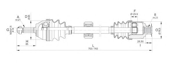 OPEN PARTS DRS6147.00