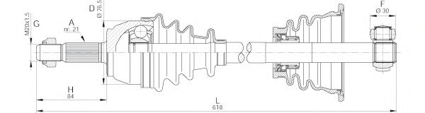 OPEN PARTS DRS6151.00 OPEN PARTS DRS6151.00
