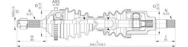 OPEN PARTS DRS6177.00