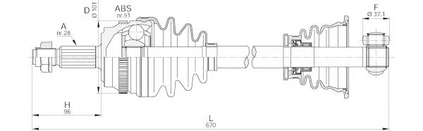 OPEN PARTS DRS6180.00