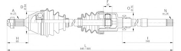 OPEN PARTS DRS6195.00