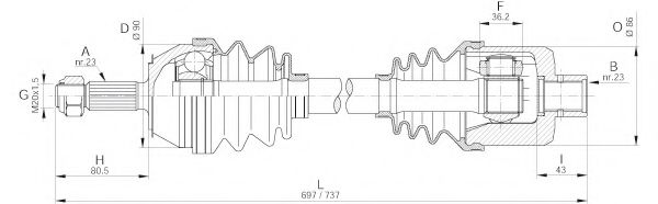 OPEN PARTS DRS6205.00