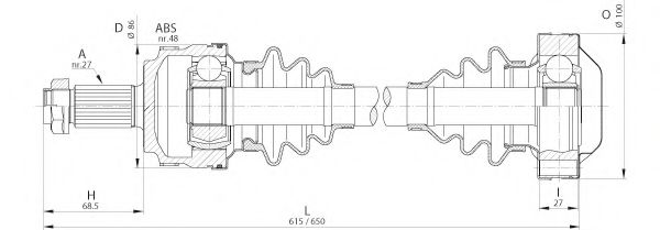 OPEN PARTS DRS6216.00