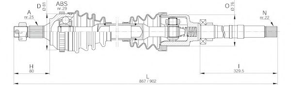 OPEN PARTS DRS6221.00