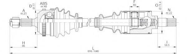 OPEN PARTS DRS6224.00