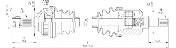 OPEN PARTS DRS6235.00