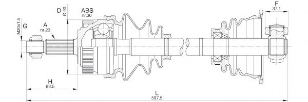 OPEN PARTS DRS6250.00