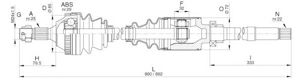 OPEN PARTS DRS6271.00