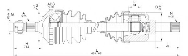 OPEN PARTS DRS6276.00