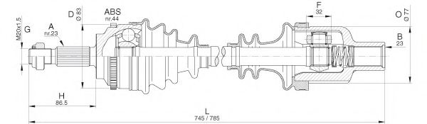 OPEN PARTS DRS6286.00