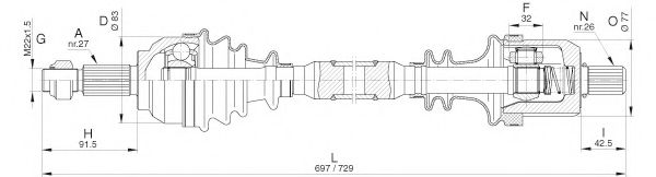 OPEN PARTS DRS6318.00