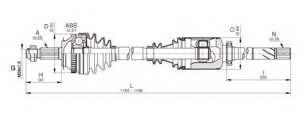 OPEN PARTS DRS6332.00