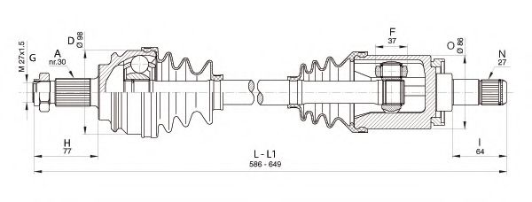 OPEN PARTS DRS6351.00