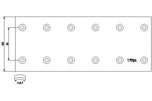 Комплект тормозных башмаков, барабанные тормоза TEXTAR 1792408 Комплект тормозных башмаков, барабанные тормоза TEXTAR 1792408