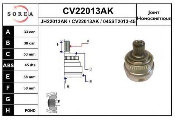 EAI CV22013AK