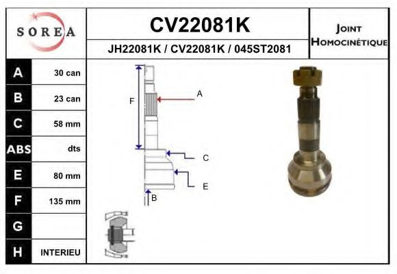 EAI CV22081K EAI CV22081K