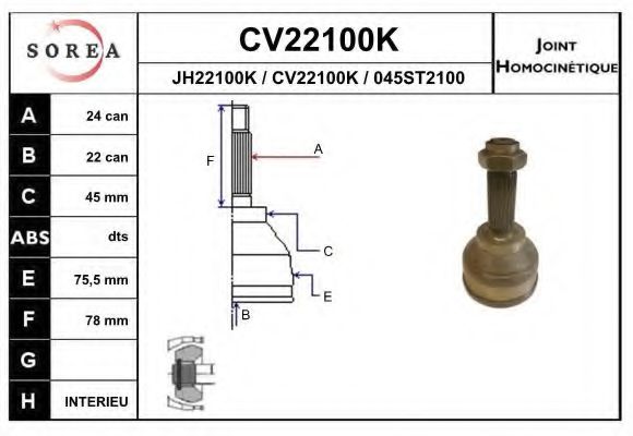 EAI CV22100K