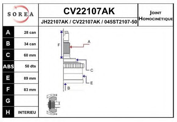 EAI CV22107AK