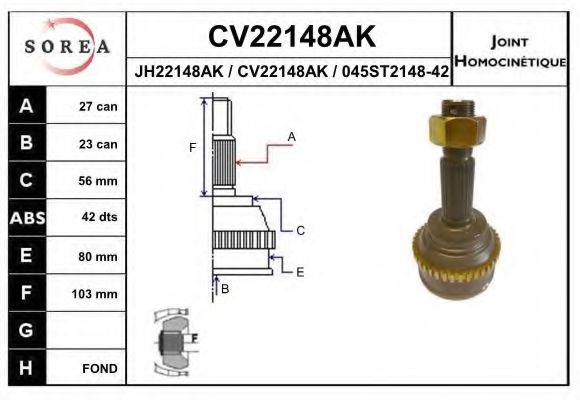 EAI CV22148AK