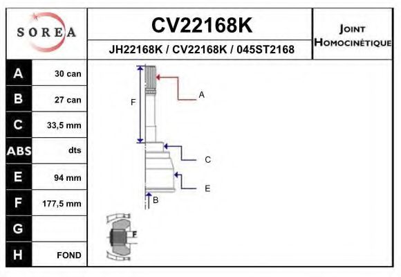EAI CV22168K