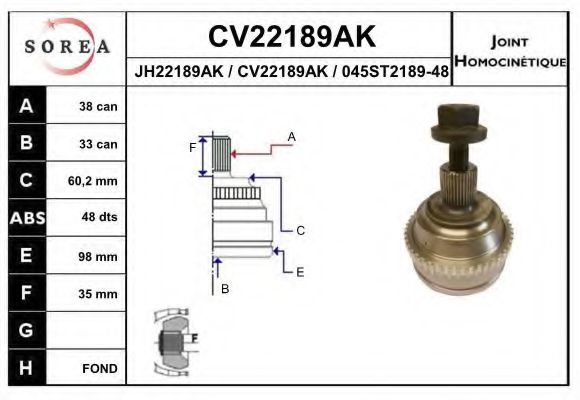 EAI CV22189AK