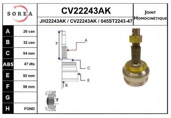 EAI CV22243AK