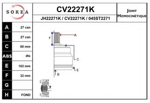 EAI CV22271K EAI CV22271K