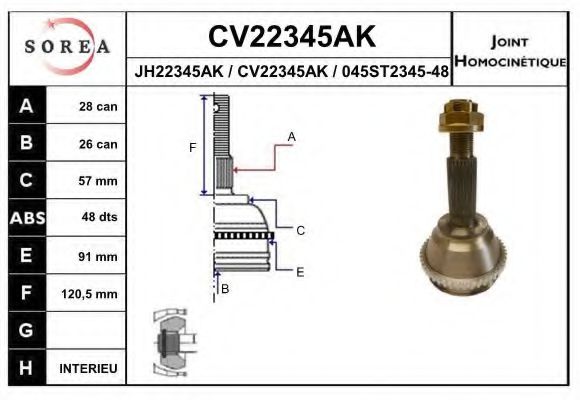 EAI CV22345AK