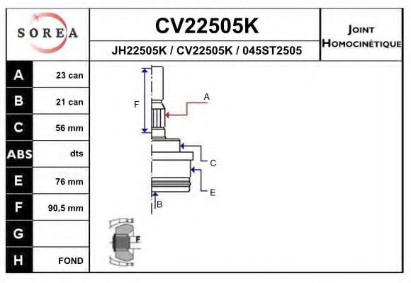 EAI CV22505K