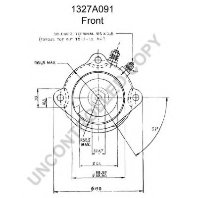 Стартер PRESTOLITE ELECTRIC 1327A091 Стартер PRESTOLITE ELECTRIC 1327A091