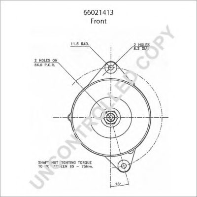 Генератор PRESTOLITE ELECTRIC 66021413 Генератор PRESTOLITE ELECTRIC 66021413