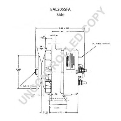 Генератор PRESTOLITE ELECTRIC 8AL2055FA Генератор PRESTOLITE ELECTRIC 8AL2055FA