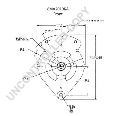 Генератор PRESTOLITE ELECTRIC 8MA2019KA Генератор PRESTOLITE ELECTRIC 8MA2019KA